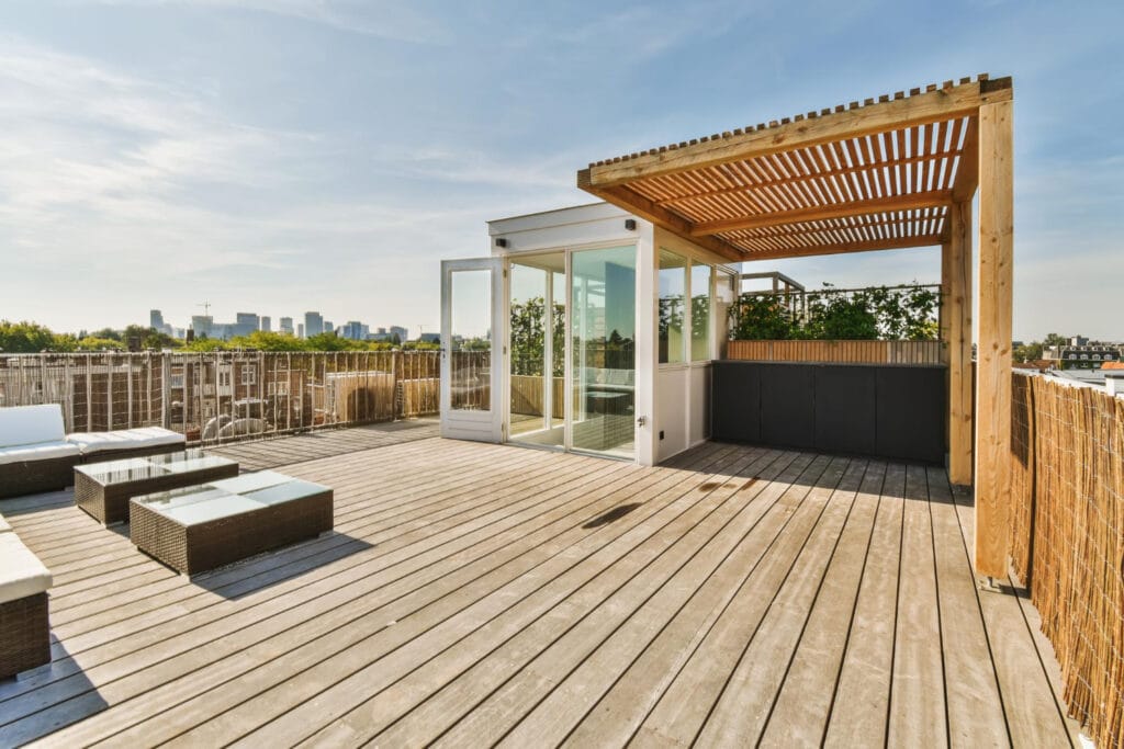 outdoor deck